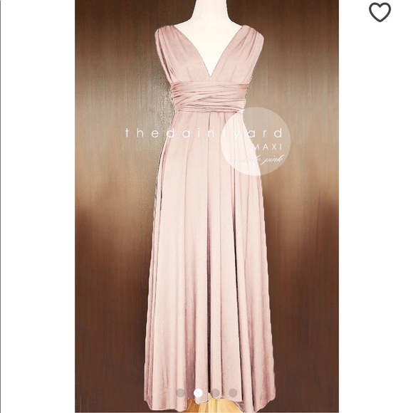 The Daintyard Dresses & Skirts - Nude Pink Infinity Maxi Dress